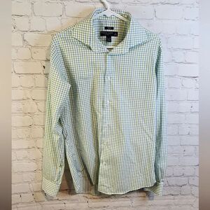 Men's Pronto Uomo longsleeve button-down shirt, size Medium